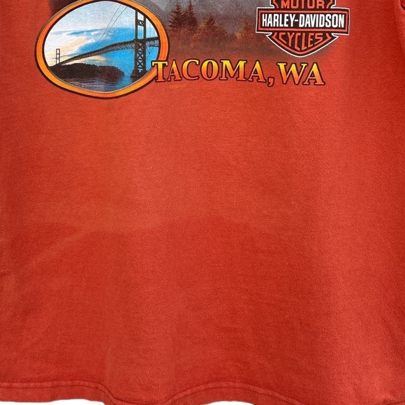 Harley-Davidson Men’s Tee Tacoma Washington Size L - Picture 7 of 7